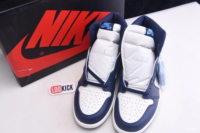 Rep MAX OG Obsidian 1 555088-140 High Retro Air Jordan 0810